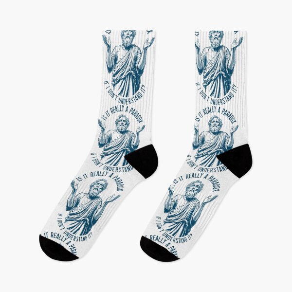 Item preview, Socrates Funny Philosophy Understanding Paradox Philosopher designed and sold by GrandeDuc.