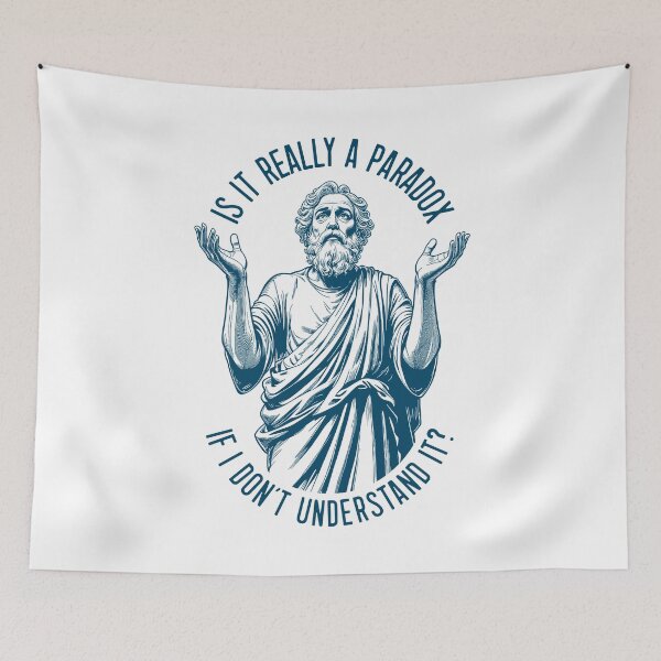 Item preview, Socrates Funny Philosophy Understanding Paradox Philosopher designed and sold by GrandeDuc.