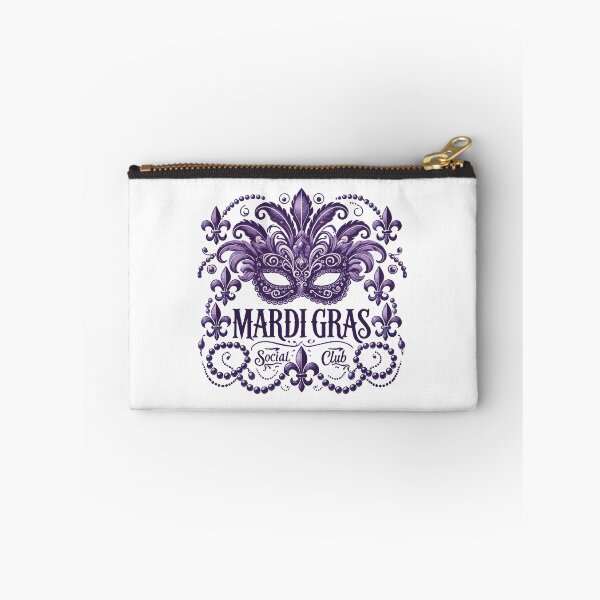 Item preview, Mardi Gras Social Club Vintage Style Elegance designed and sold by LuminOrb.