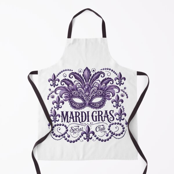 Item preview, Mardi Gras Social Club Vintage Style Elegance designed and sold by LuminOrb.