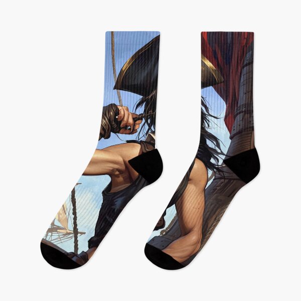 Item preview, Beautiful strong Pirate Queen illustration  designed and sold by Vintage Designs +.