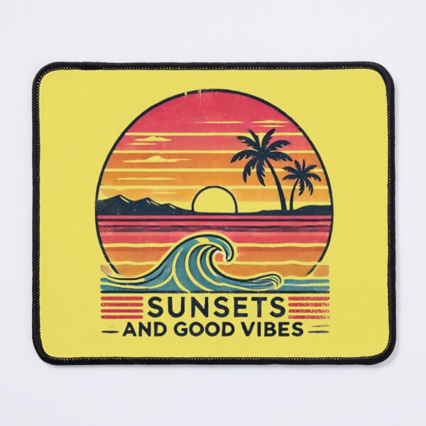 Item preview, Sunsets and Good Vibes | Vintage Summer Feel-Good Graphic designed and sold by harmzk90.
