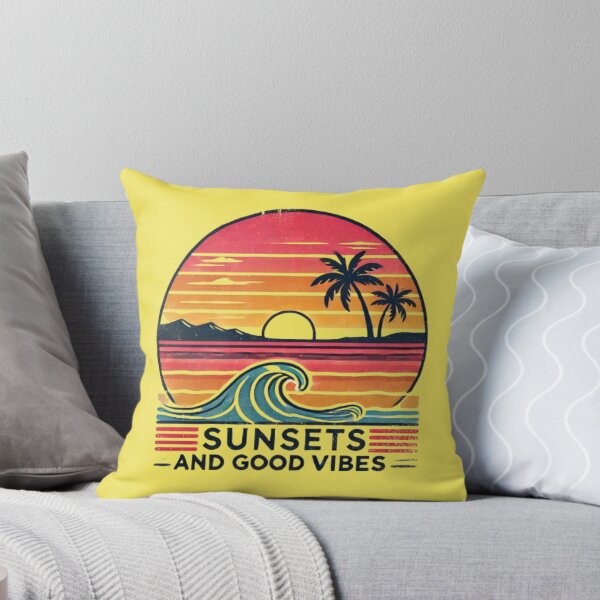 Item preview, Sunsets and Good Vibes | Vintage Summer Feel-Good Graphic designed and sold by harmzk90.