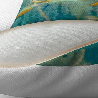 Alternate view of Azure Gold Beauty Floor Pillow
