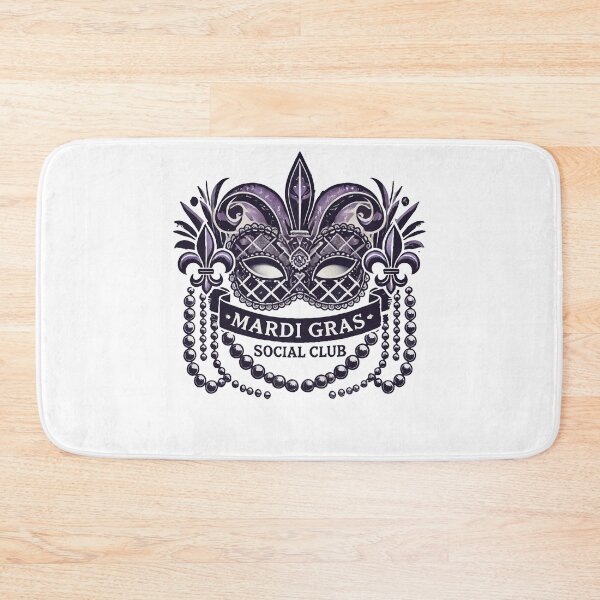 Item preview, Mardi Gras Social Club Vintage Style designed and sold by LuminOrb.