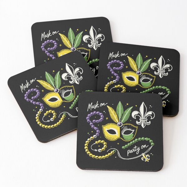 Item preview, Mardi Gras Mask On Party On Celebration designed and sold by LuminOrb.