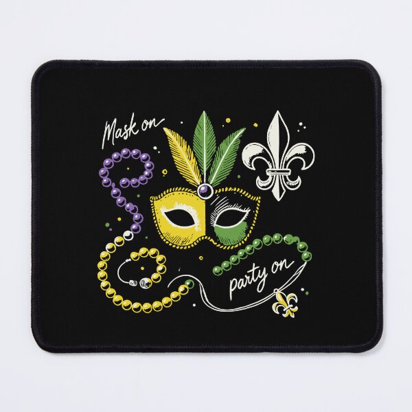 Item preview, Mardi Gras Mask On Party On Celebration designed and sold by LuminOrb.