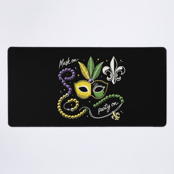 Item preview, Mardi Gras Mask On Party On Celebration designed and sold by LuminOrb.