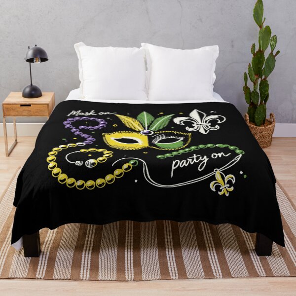 Item preview, Mardi Gras Mask On Party On Celebration designed and sold by LuminOrb.