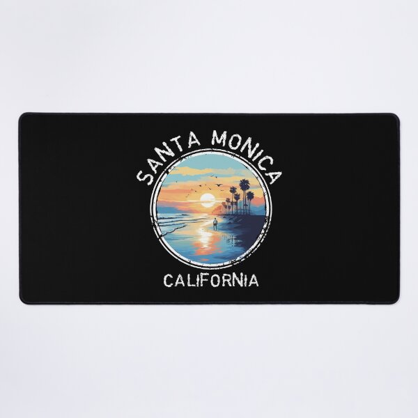 Item preview, Santa Monica - California (with White Lettering) designed and sold by VelvetRoom.