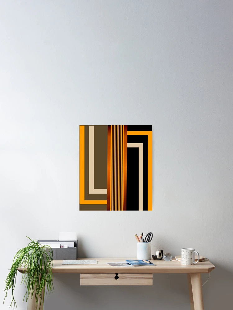 Thumbnail 2 of 3, Poster, Cool Symmetrical Line Patterns designed and sold by RGSMOOTHFINGER.