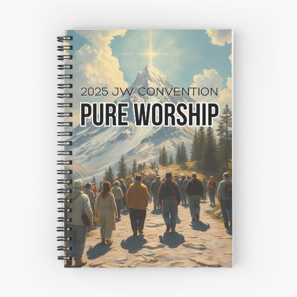 Item preview, 2025 JW Convention - Pure Worship Notebook designed and sold by fsultesart.