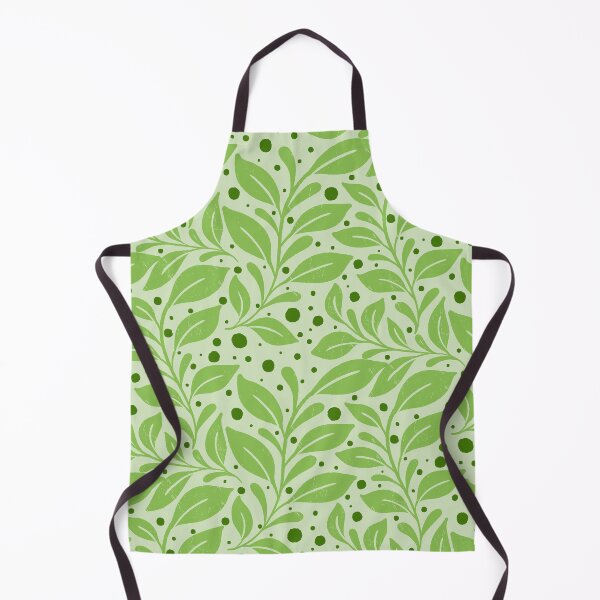 Item preview, Curvy leaves in lush green designed and sold by kalaauniverse_art_studio.