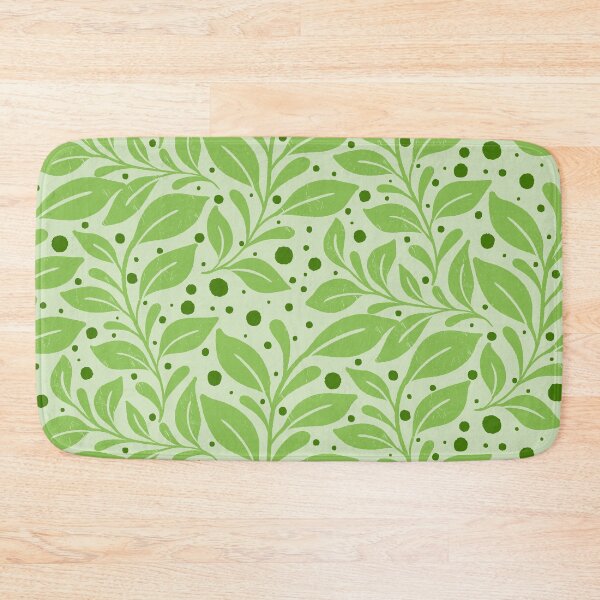 Item preview, Curvy leaves in lush green designed and sold by kalaauniverse_art_studio.