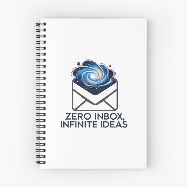 Item preview, Zero Inbox, Infinite Ideas: Email Inbox Galaxy Sticker designed and sold by zoughlal.