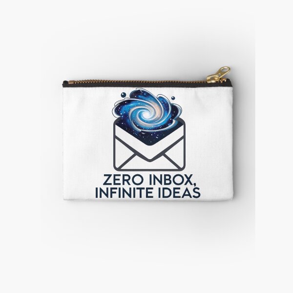 Item preview, Zero Inbox, Infinite Ideas: Email Inbox Galaxy Sticker designed and sold by zoughlal.