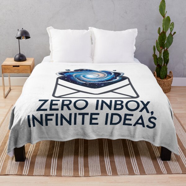 Item preview, Zero Inbox, Infinite Ideas: Email Inbox Galaxy Sticker designed and sold by zoughlal.