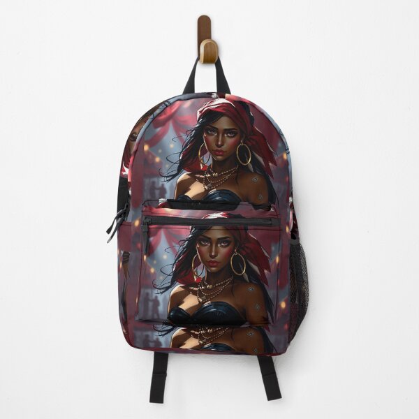 Item preview, Beautiful Romani Gypsy girl illustration designed and sold by Vintage Designs +.
