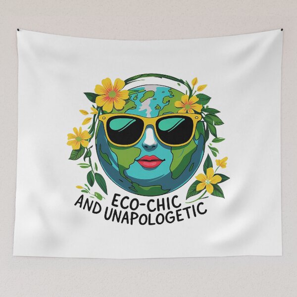 Item preview, Eco-Chic and Unapologetic: Bold Earth with Sunglasses & Florals designed and sold by zoughlal.