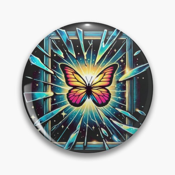 Item preview, Breaking Free Butterfly Glass Symbolic Art designed and sold by Desireehaz.