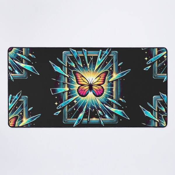 Item preview, Breaking Free Butterfly Glass Symbolic Art designed and sold by Desireehaz.