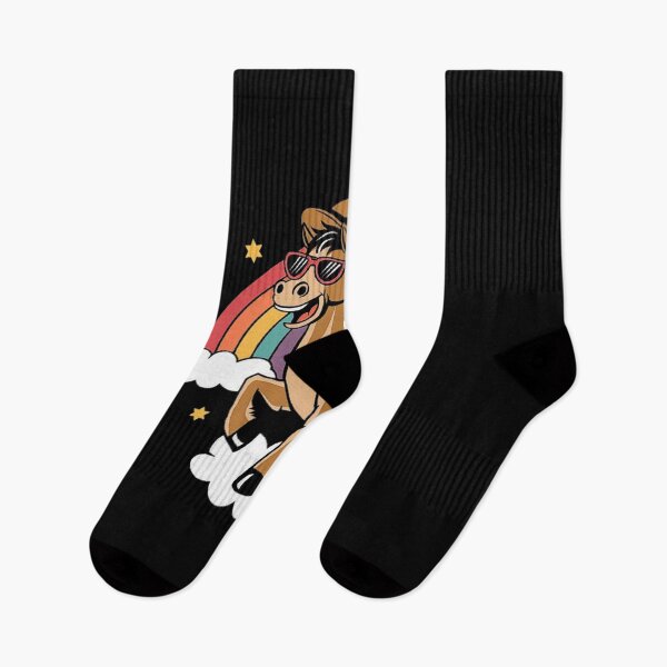 Item preview, Cool Horse with Rainbow and Sunglasses Design – Perfect for Horse Lovers, Men, Women, Kids, Mom, and Dad designed and sold by love3617.