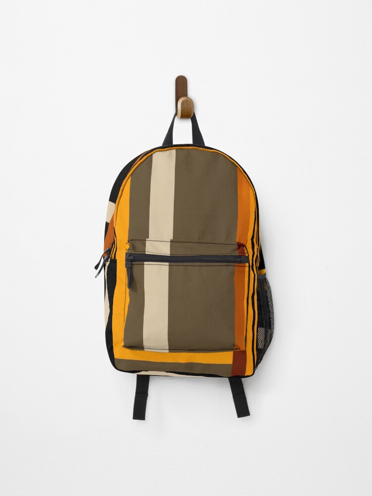Thumbnail 1 of 3, Backpack, Cool Symmetrical Line Patterns designed and sold by RGSMOOTHFINGER.