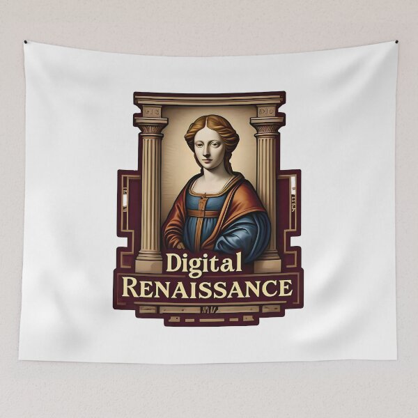 Item preview, Digital Renaissance: Classic Art Meets Modern Digital designed and sold by zoughlal.