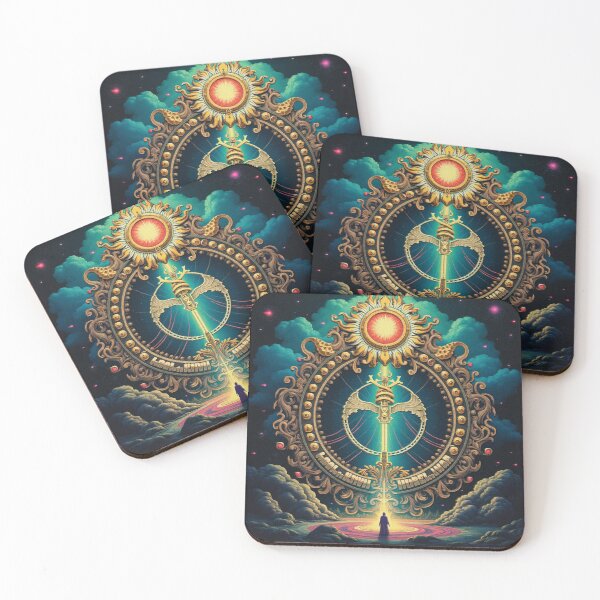 Item preview, Ornate Rich Color Prog Rock Art - 70s Album Cover Detail designed and sold by Rockuanna.
