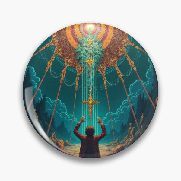 Item preview, Detailed 70s Prog Rock Illustration - Layered Album Art Design designed and sold by Rockuanna.