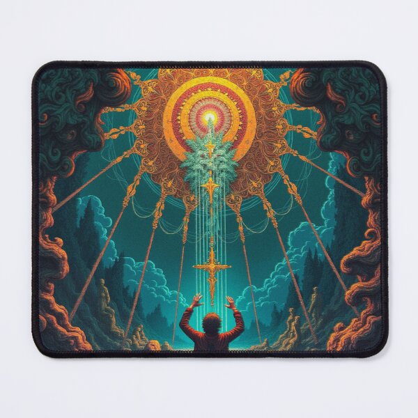 Item preview, Detailed 70s Prog Rock Illustration - Layered Album Art Design designed and sold by Rockuanna.