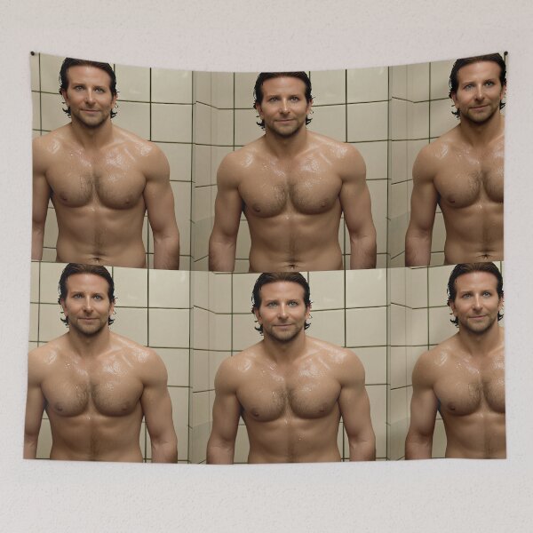 Item preview, Bradley Cooper shirtless designed and sold by ZamanEcho.