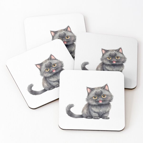 Item preview, Adorable Siberian Baby Cat Illustration designed and sold by BloomCatB.