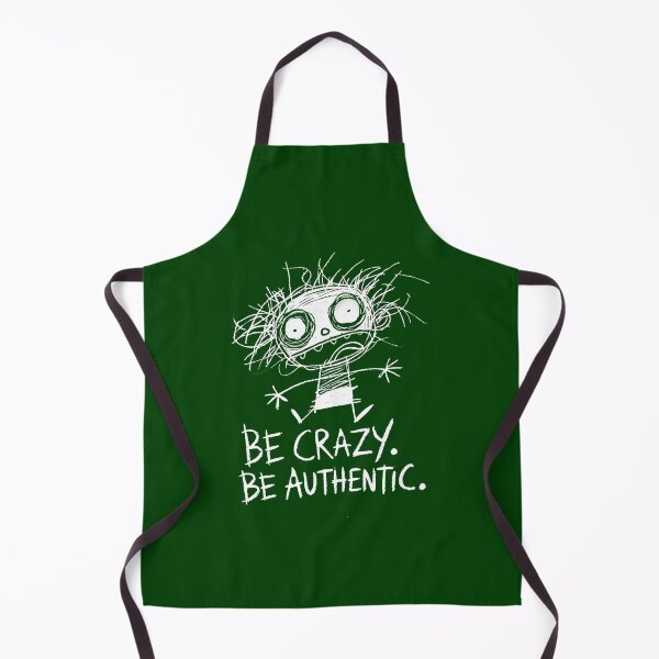 Artikelvorschau, Be Crazy Be Authentic, Crazy Stick Figure, Crazy Stick Figure entworfen und verkauft von KayUweRott.