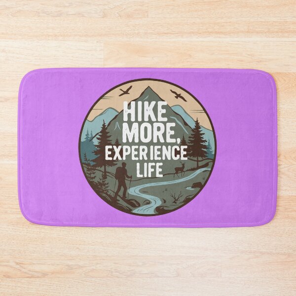 Item preview, Hike More, Experience Life - Hiking for Mental Health  designed and sold by MSMPrintDesign.