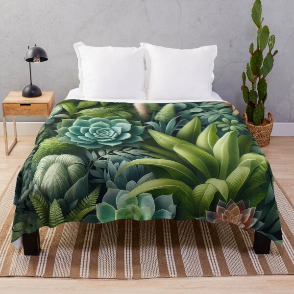 Item preview, pattern of green plants in 3D style designed and sold by Heidi25L.