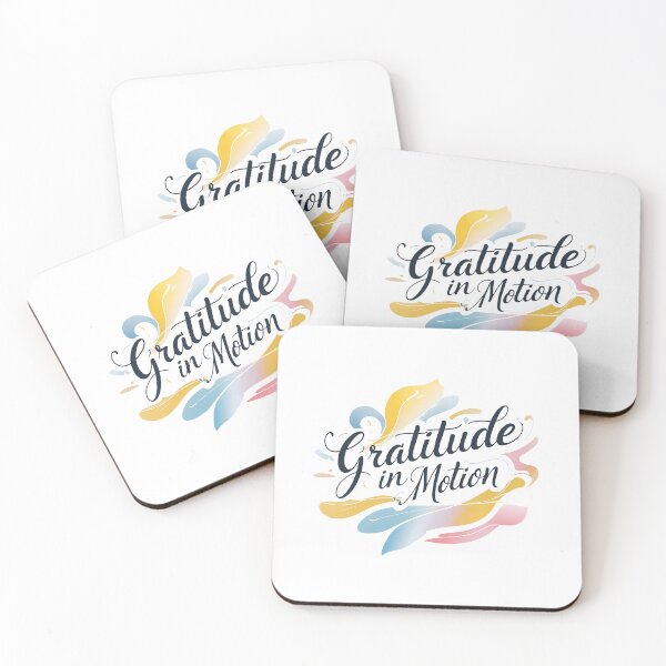 Item preview, Gratitude in Motion: Kinetic Typography with Flowing Shapes designed and sold by zoughlal.