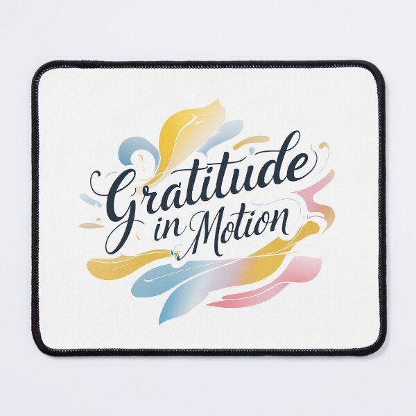 Item preview, Gratitude in Motion: Kinetic Typography with Flowing Shapes designed and sold by zoughlal.