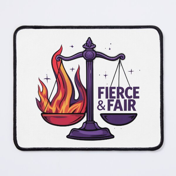 Item preview, Fierce & Fair: Balanced Scale with Dynamic Elements designed and sold by zoughlal.