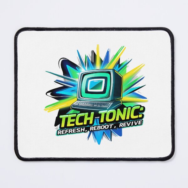 Item preview, Tech Tonic: Refresh, Reboot, Revive - Retro-Futuristic Computer Icon designed and sold by zoughlal.