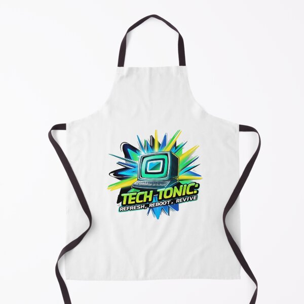 Item preview, Tech Tonic: Refresh, Reboot, Revive - Retro-Futuristic Computer Icon designed and sold by zoughlal.