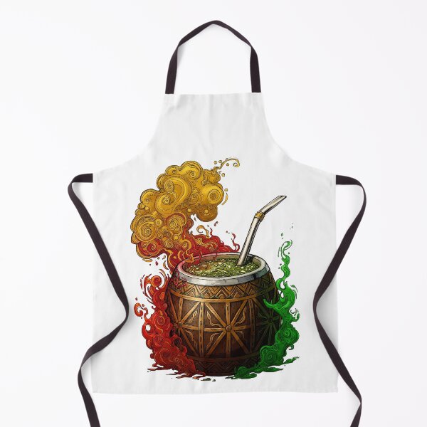 Item preview, Yerba Mate Green Red Yellow designed and sold by Guryl Michal Designs.
