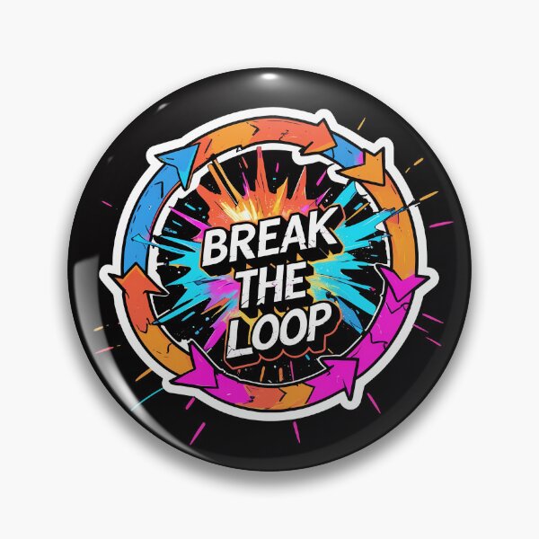 Item preview, Break the Loop: Cyclical Arrow Pattern Shattered by Color and Light designed and sold by zoughlal.