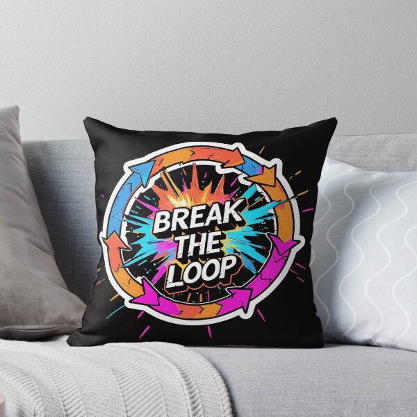 Item preview, Break the Loop: Cyclical Arrow Pattern Shattered by Color and Light designed and sold by zoughlal.