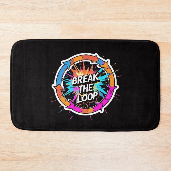 Item preview, Break the Loop: Cyclical Arrow Pattern Shattered by Color and Light designed and sold by zoughlal.