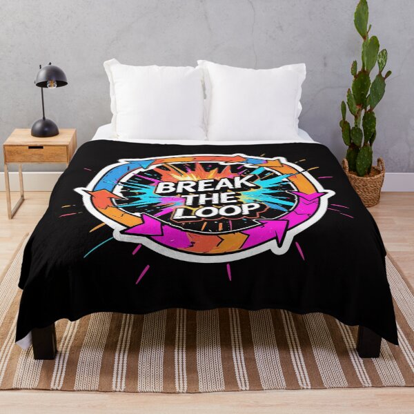 Item preview, Break the Loop: Cyclical Arrow Pattern Shattered by Color and Light designed and sold by zoughlal.
