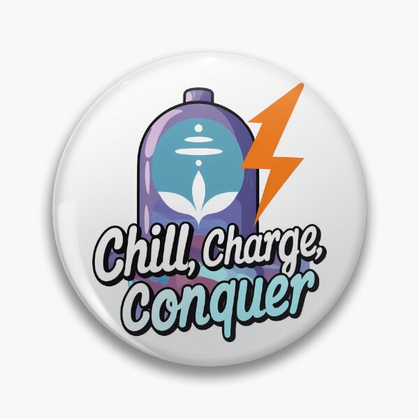 Item preview, Chill, Charge, Conquer: Battery Icon Transitioning from Zen to Lightning Bolt designed and sold by zoughlal.