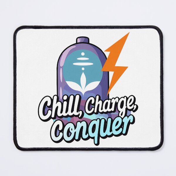 Item preview, Chill, Charge, Conquer: Battery Icon Transitioning from Zen to Lightning Bolt designed and sold by zoughlal.