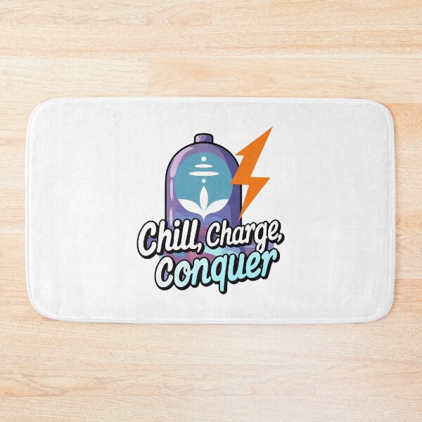 Item preview, Chill, Charge, Conquer: Battery Icon Transitioning from Zen to Lightning Bolt designed and sold by zoughlal.