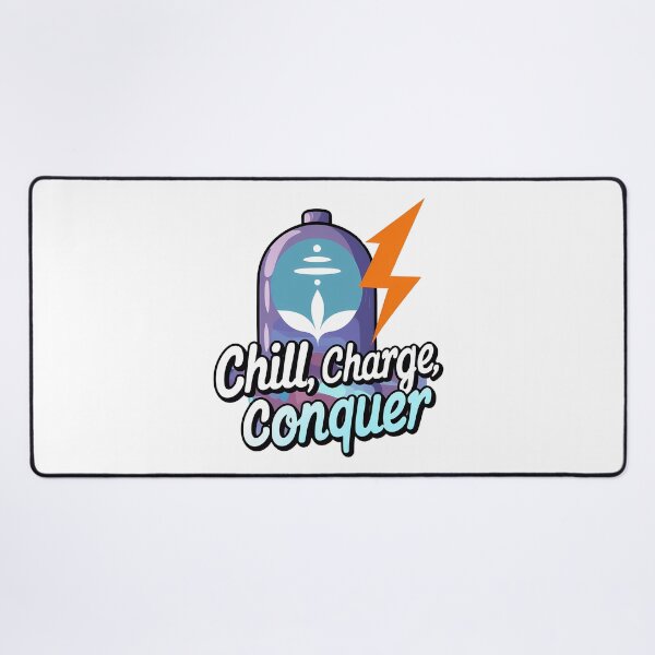 Item preview, Chill, Charge, Conquer: Battery Icon Transitioning from Zen to Lightning Bolt designed and sold by zoughlal.